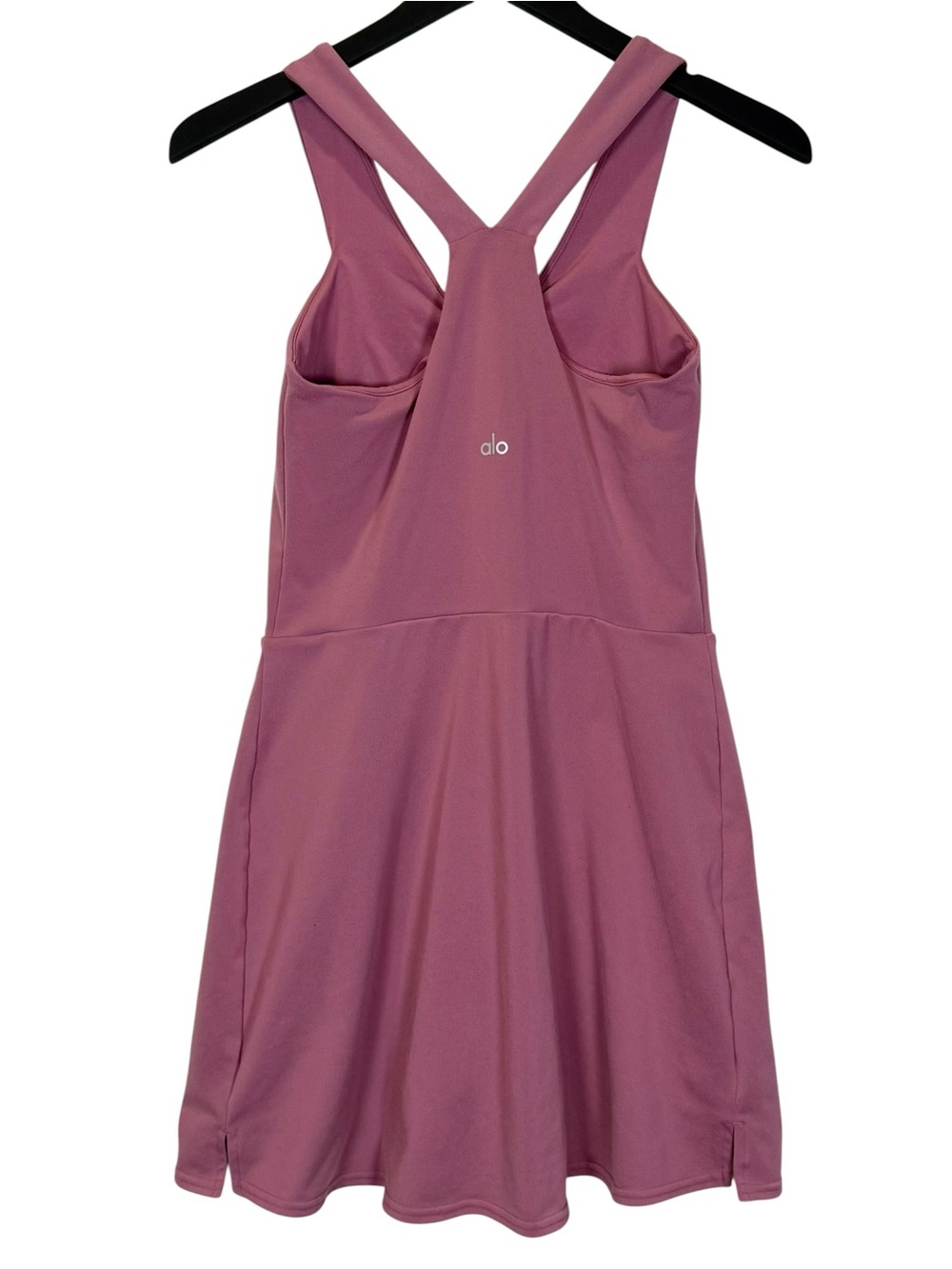 ALO Yoga Size M Airbrush Real Tennis Mini Dress Soft Mulberry - Picture 4 of 10